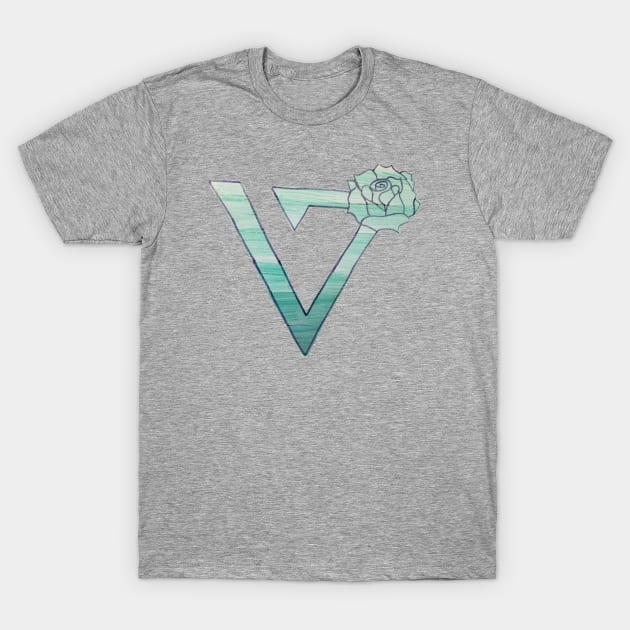 Teal Ombre Seventeen T-Shirt by 00becca18